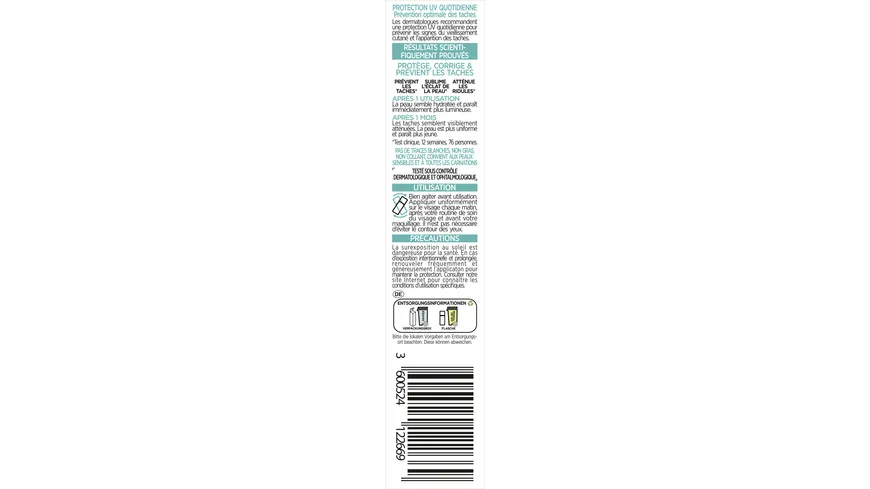 L'Oréal Bright Reveal Dark Spot UV-Fluid LSF50+ 50 ml