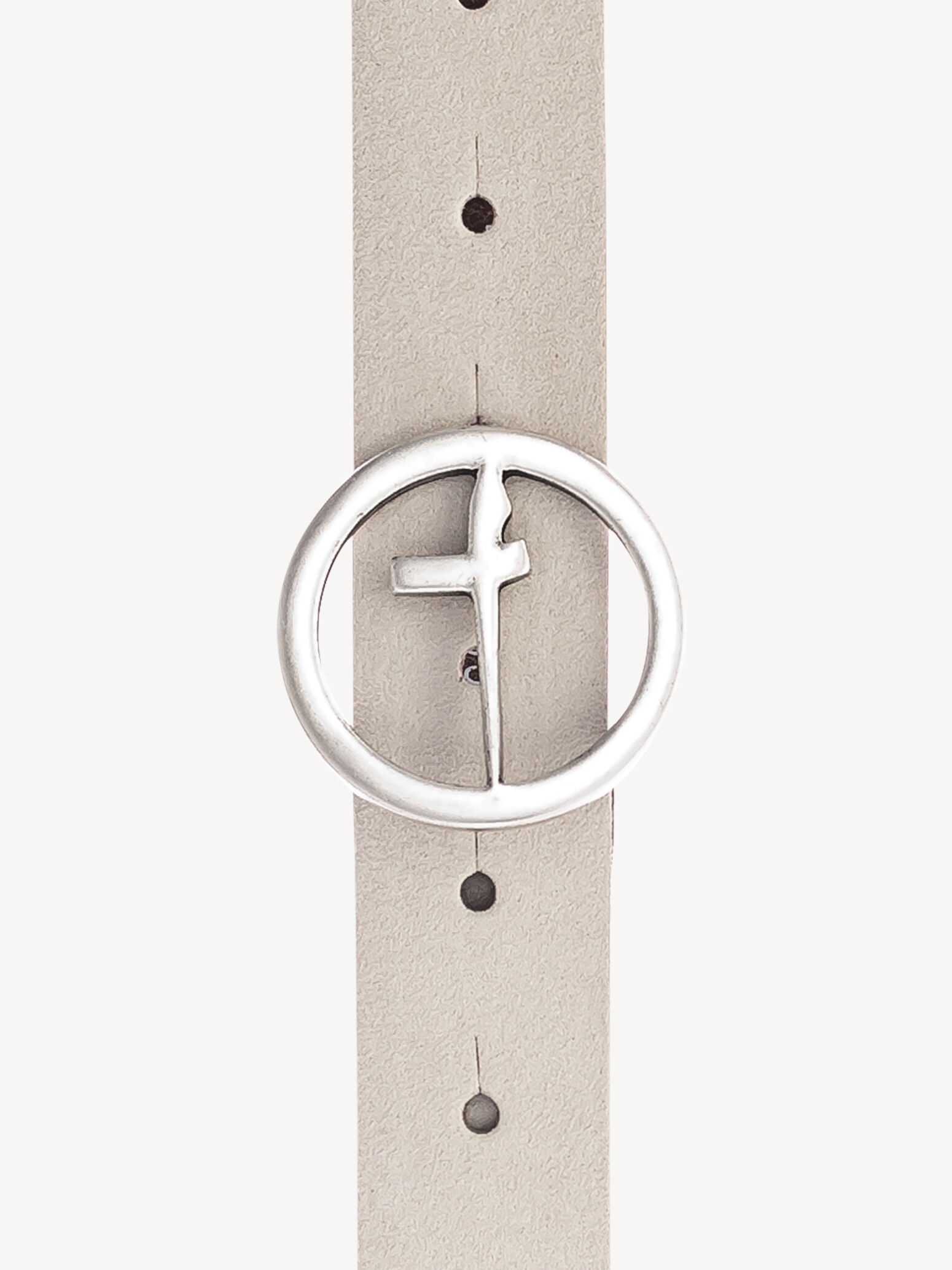 Ceinture en cuir - beige