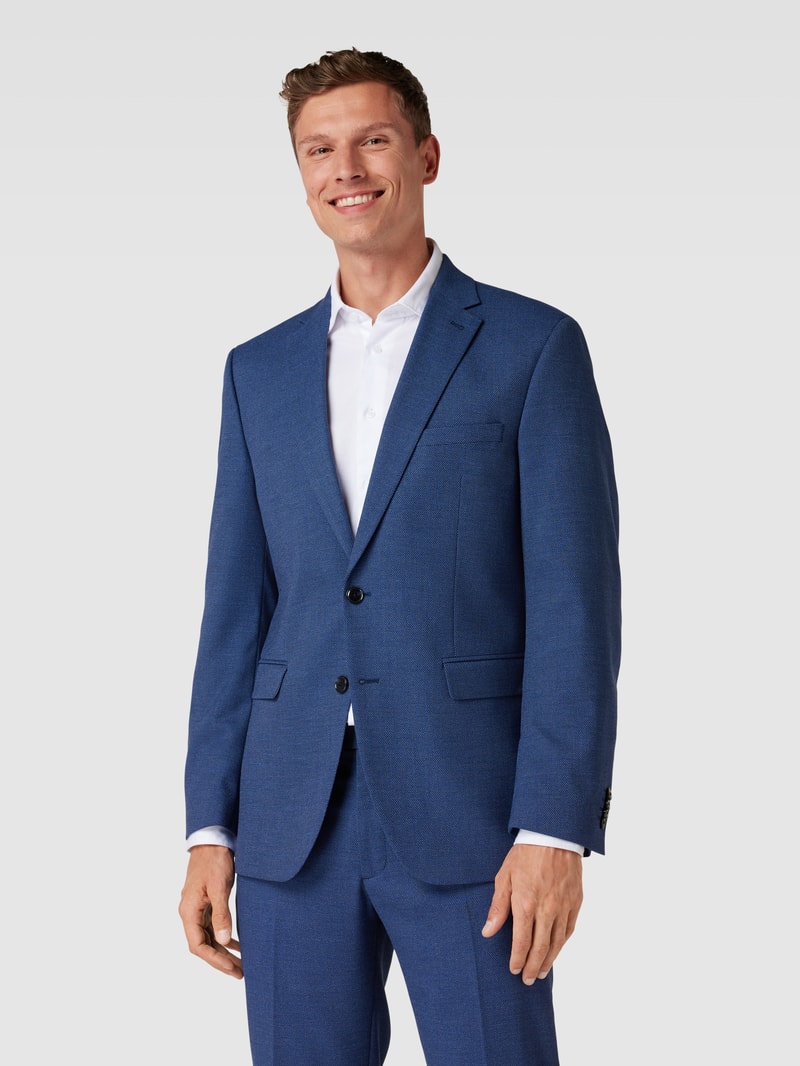 2-Knopf-Sakko mit Eingrifftaschen in royalblau