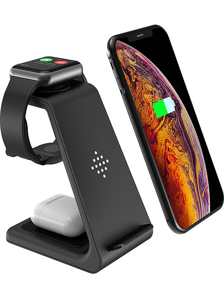 SmartCase Docking-Station für iPhone, Apple-Watch, AirPods in Schwarz günstig kaufen onesize