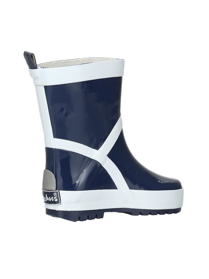 Playshoes Gummistiefel uni in Marine günstig kaufen