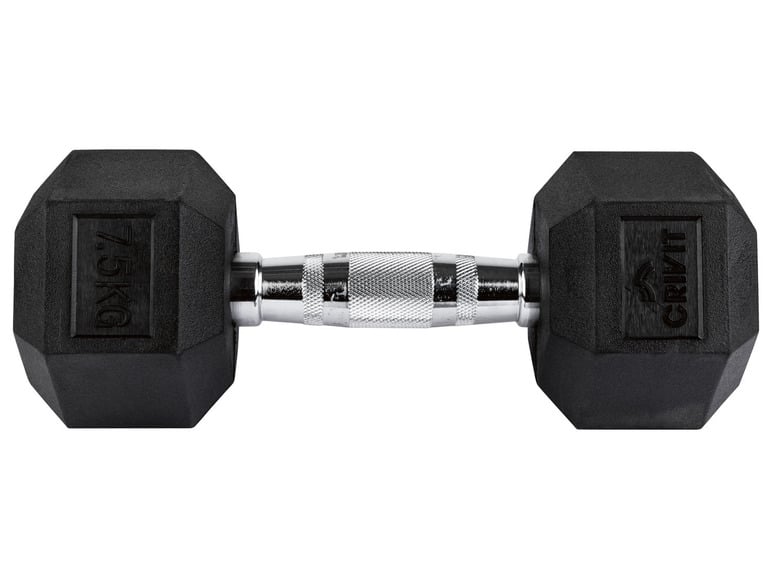 CRIVIT Hexagonhantel 7,5 kg