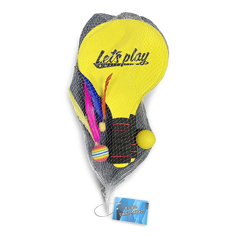 Strandtennis m/3 forskjellige baller