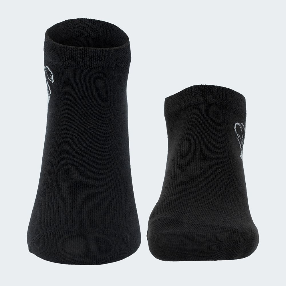 Black Snake 3-Pack Black Smooth Style Sneakersocken