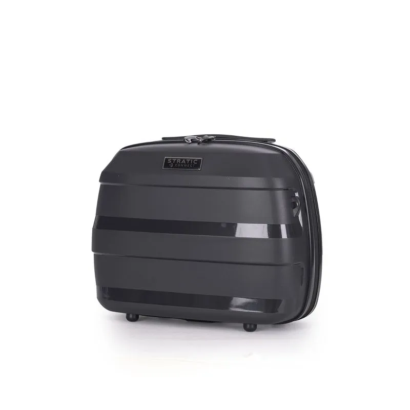 Stratic Straw + Beauty Case - black