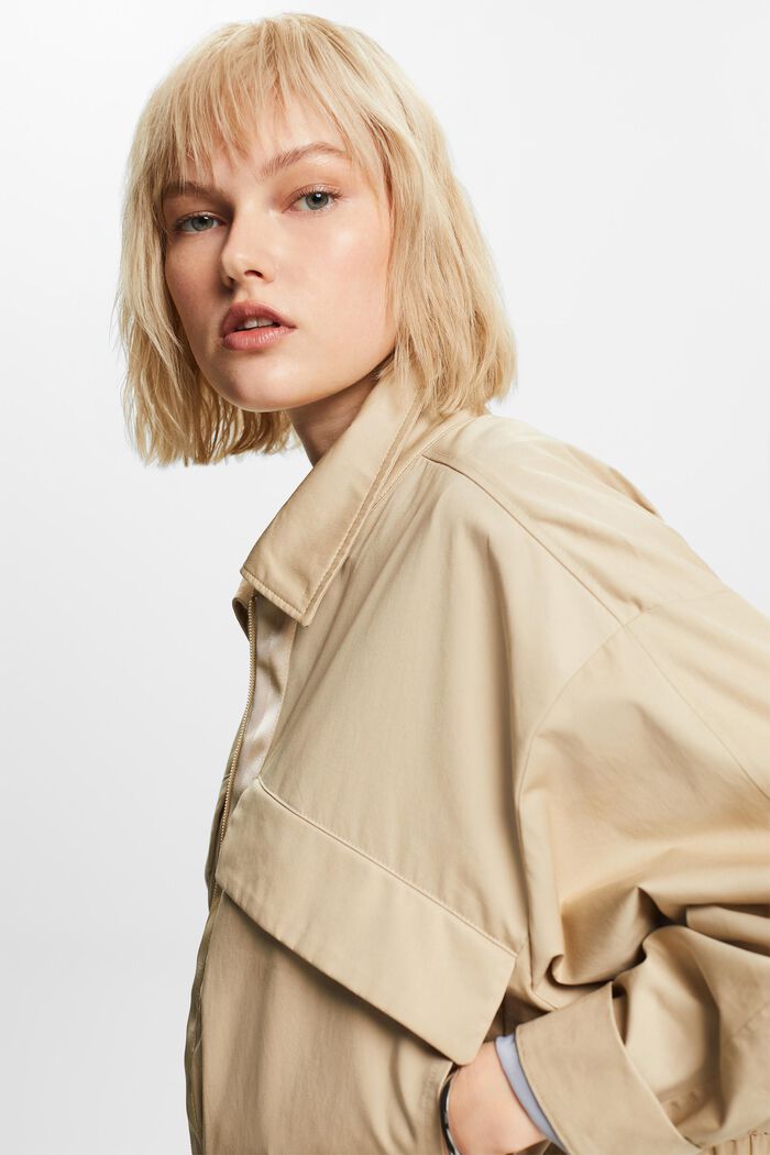 Jacke aus Baumwolltwill