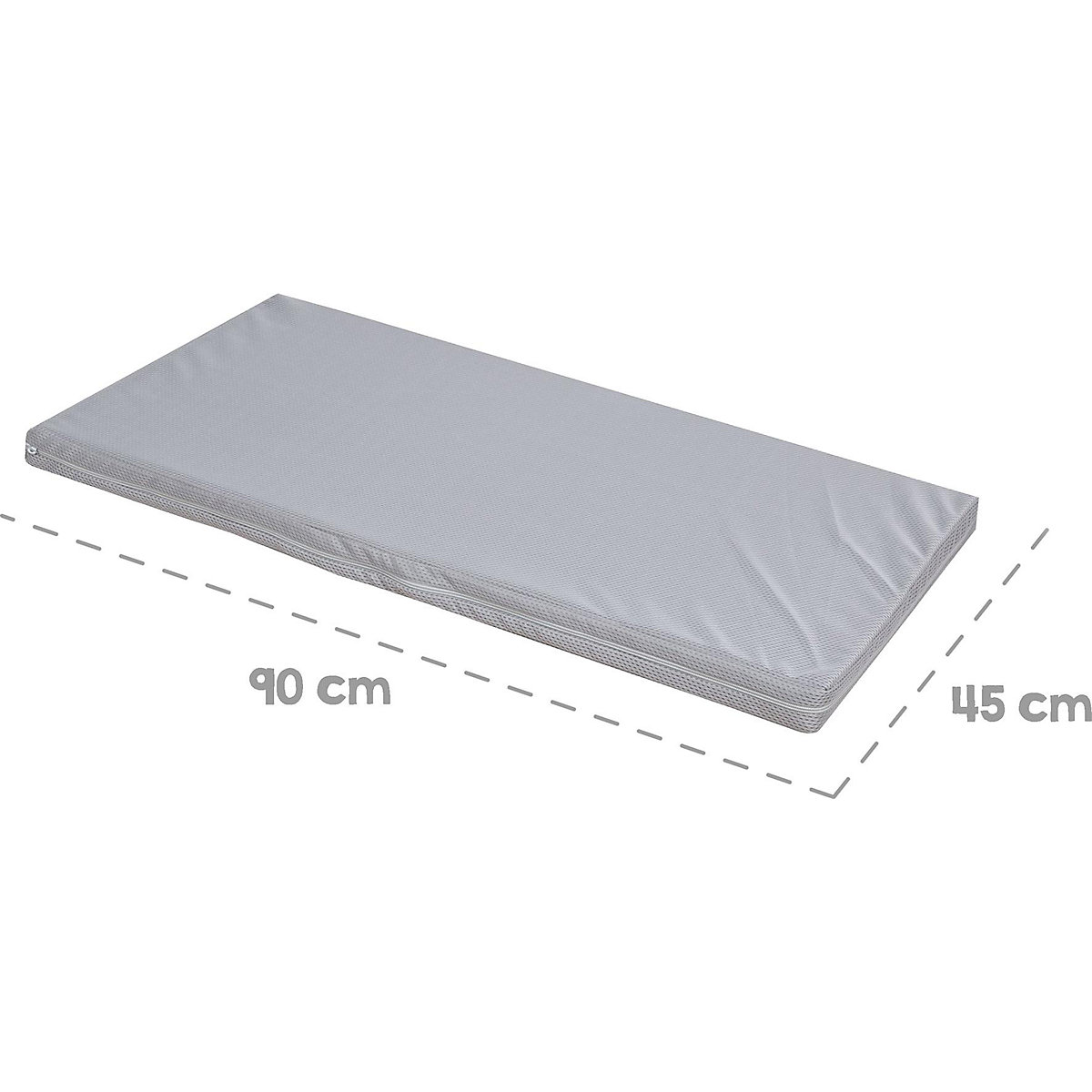 Stuben- & Beistellbett 3in1 mit Barriere roba Style grau