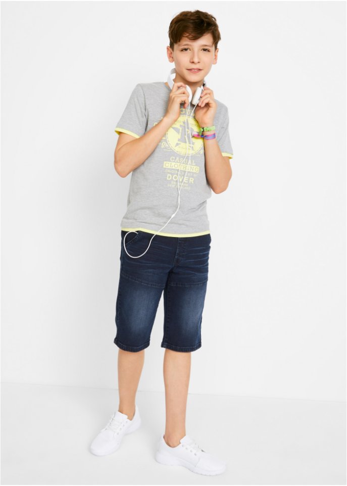 Jungen Jeans-Bermuda