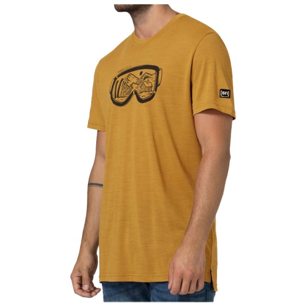 super.natural - Goggle Tee - Merinoshirt