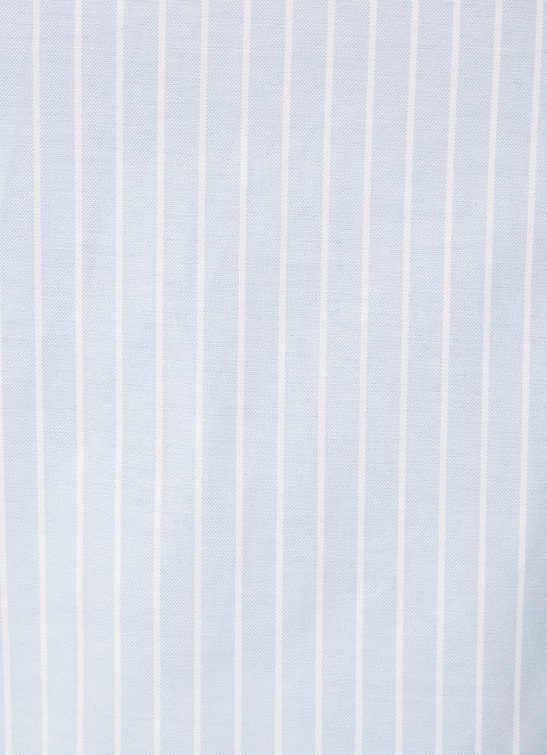 Rochie mini JOSH V Finch cu decolteu înfășurat, guler și imprimeu cu dungi