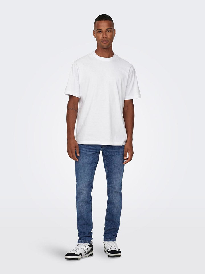 ONLY & SONS Jeans - Slim fit - in Blau günstig kaufen