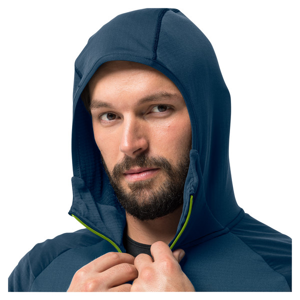 KOLBENBERG HOODED FZ M Herren - Fleecejacke
