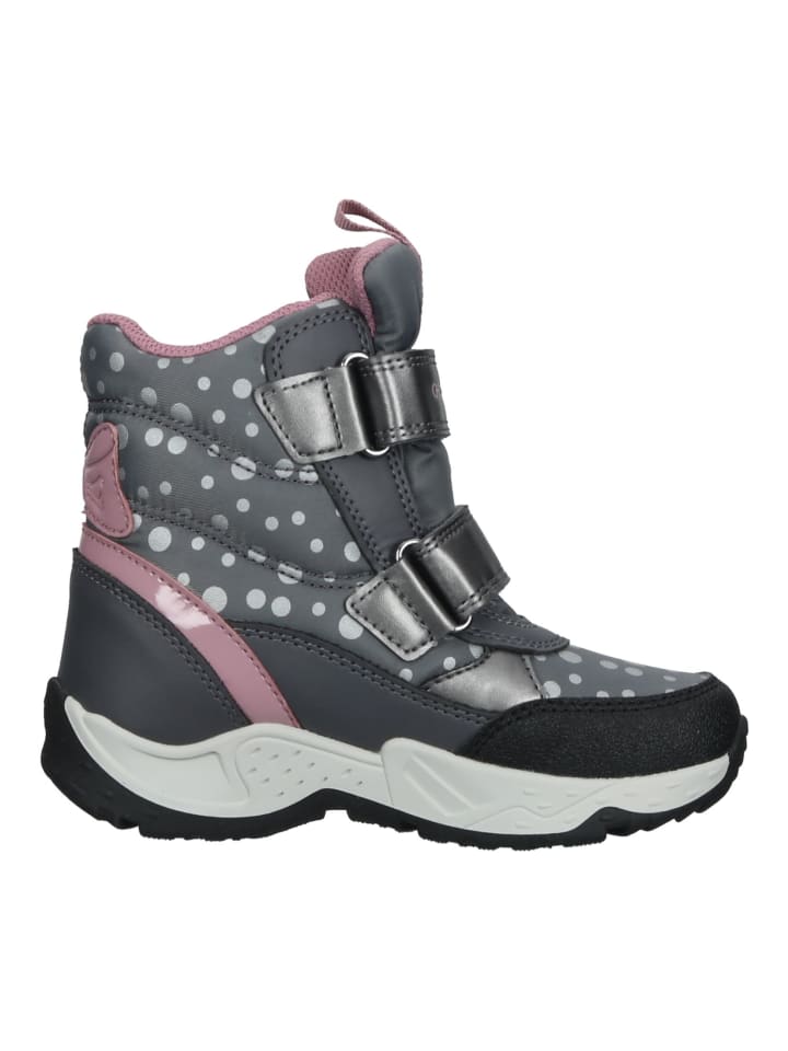 Geox Stiefelette in Grau/Pink günstig kaufen