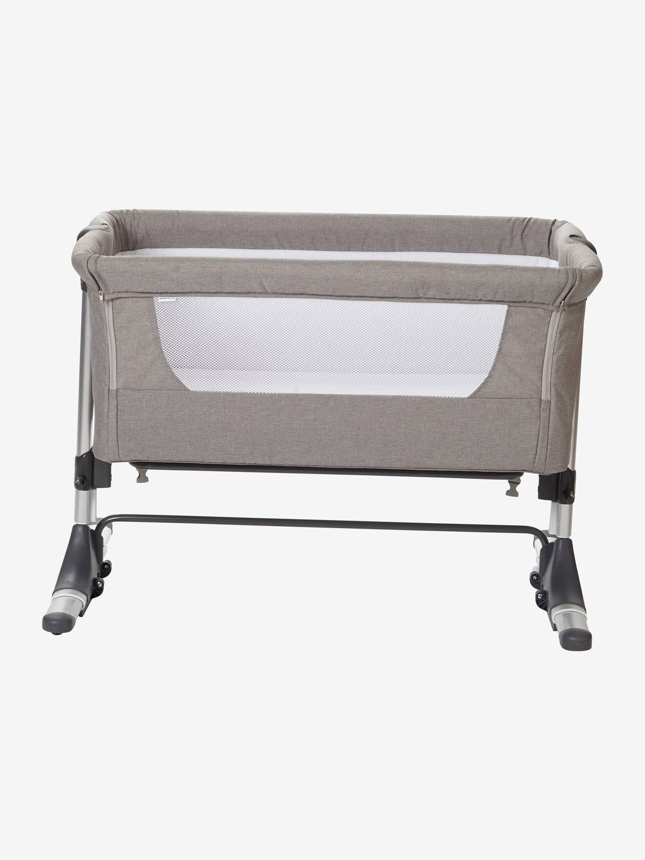 Vertbaudet 2-in-1 Baby Beistellbett/Wiege NEST'BED - grau