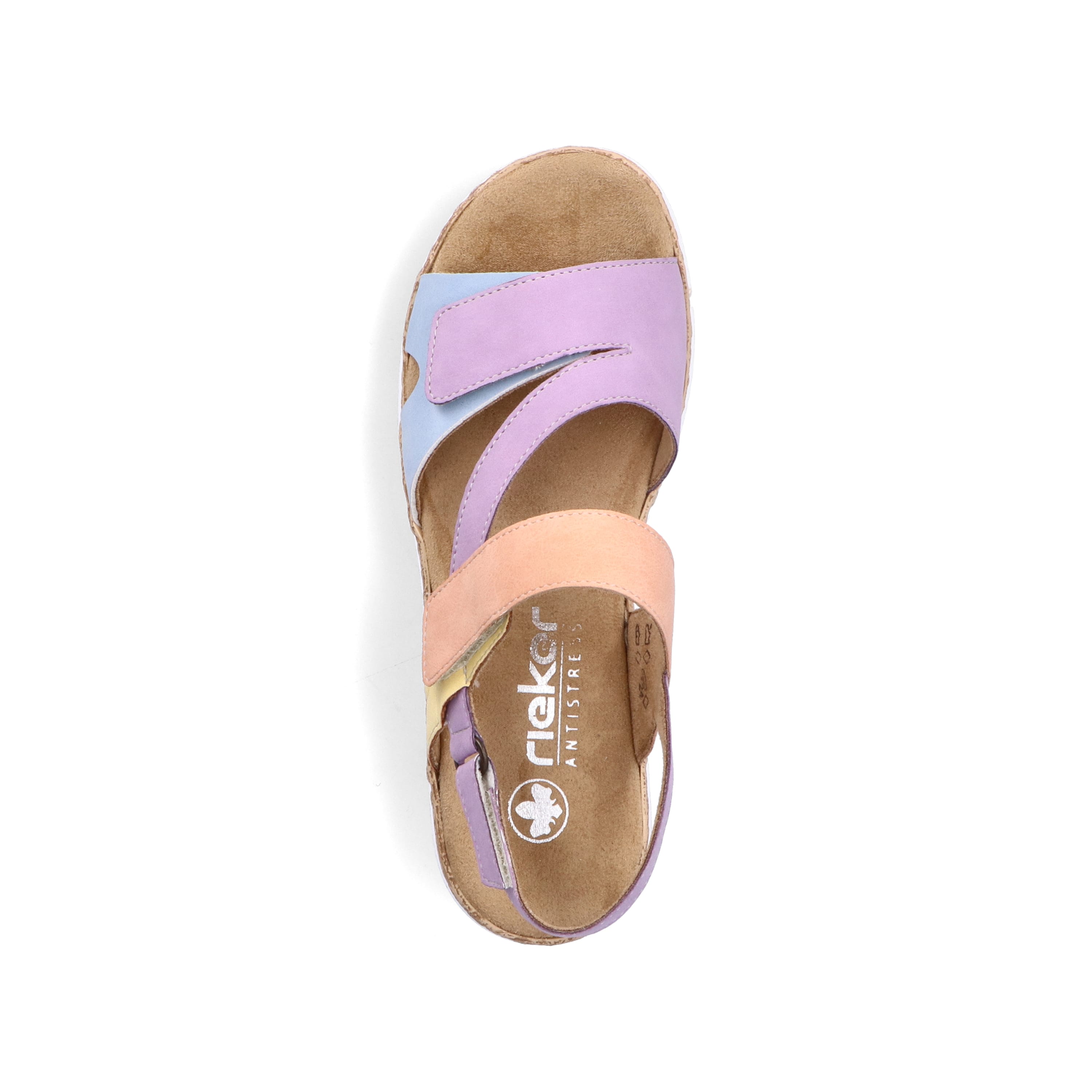 Rieker Damen Riemchensandalen pastellbunt