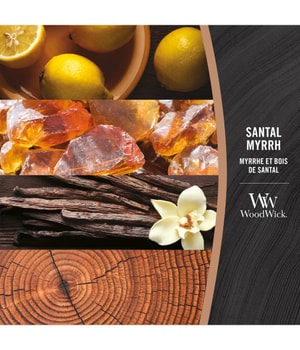 WoodWick Santal Myrrh Hourglass Duftkerze-85 g