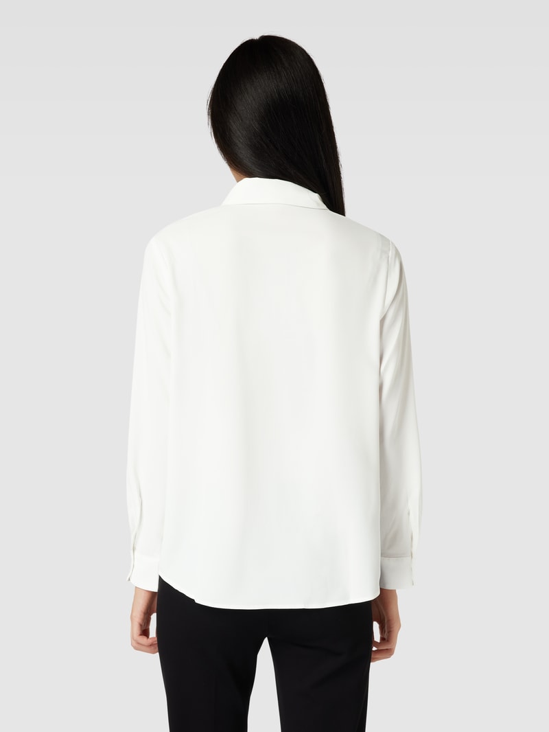 Hemdbluse mit Umlegekragen Modell 'BASIC' in offwhite