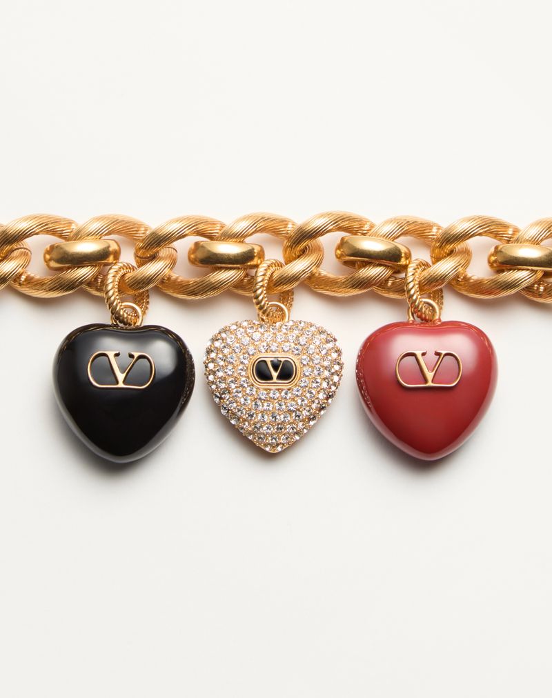Coeur Royal armbånd i metal, emalje og Swarovski® krystaller
