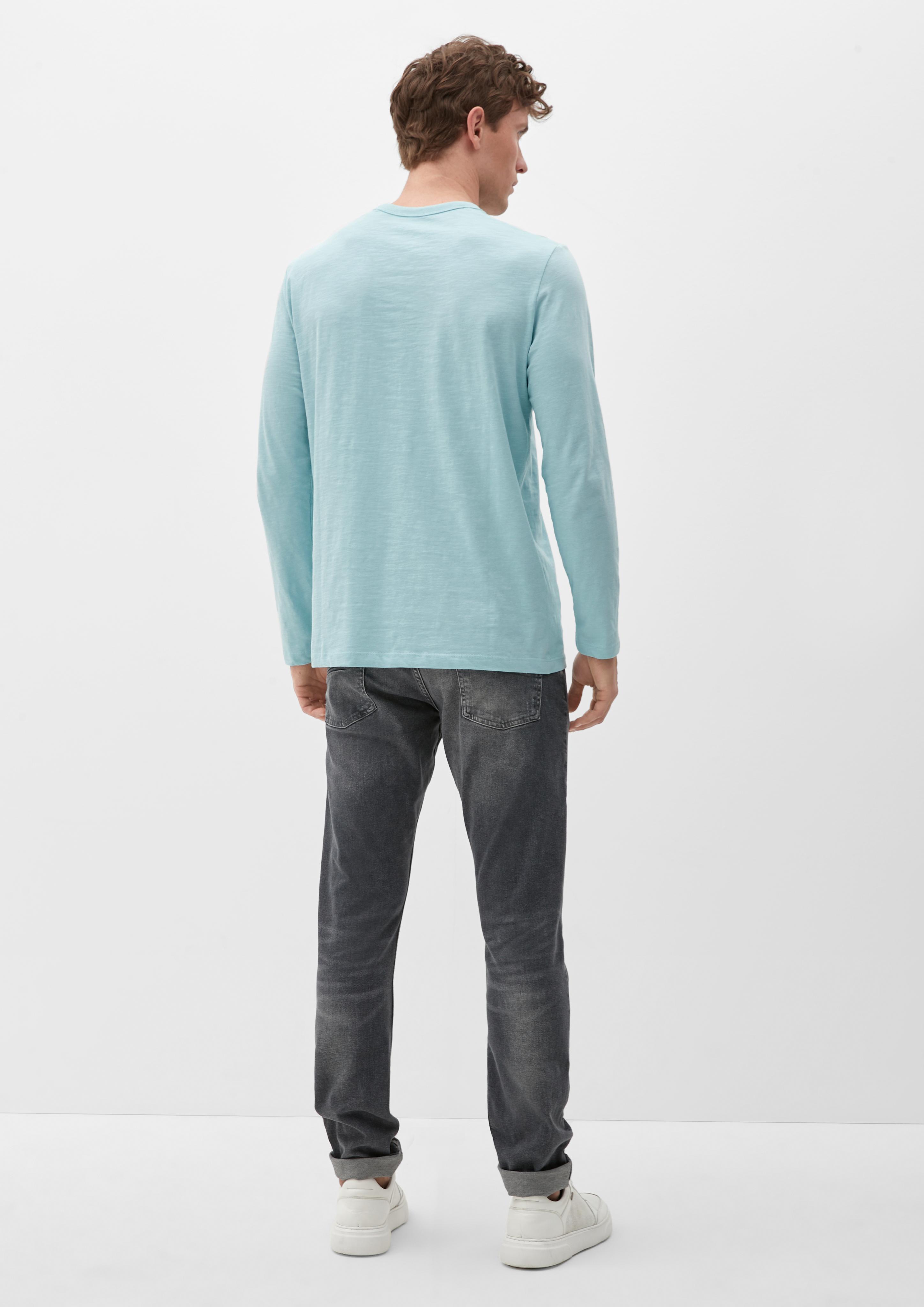 Longsleeve mit Flammgarnstruktur  2129144-6067