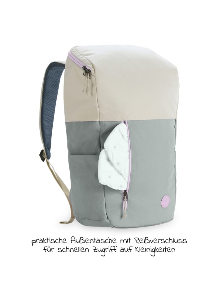 Hauck Wickelrucksack Deuter Pack N Walk - Beige / Sage in beige günstig kaufen onesize