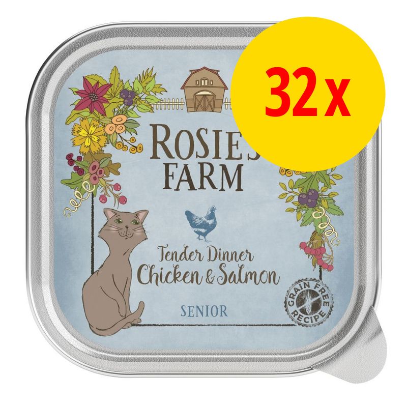 Sparpaket Rosie's Farm Senior 32 x 100 g zu TOP-Preisen