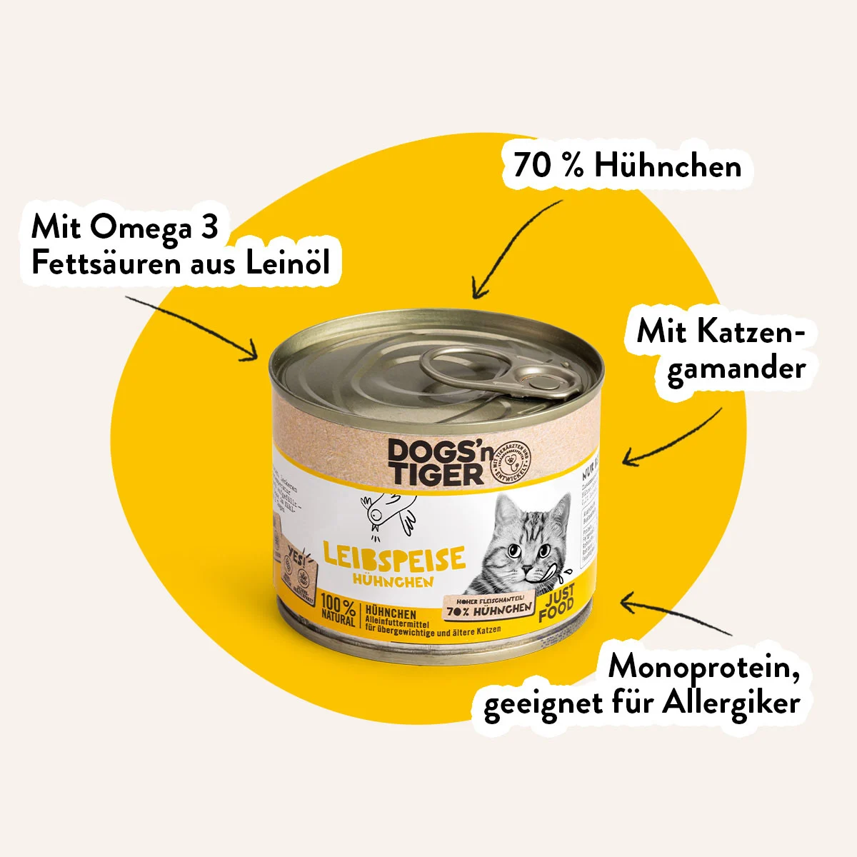 Dogs'n Tiger Leibspeise Nassfutter Huhn kaufen bei ZooRoyal