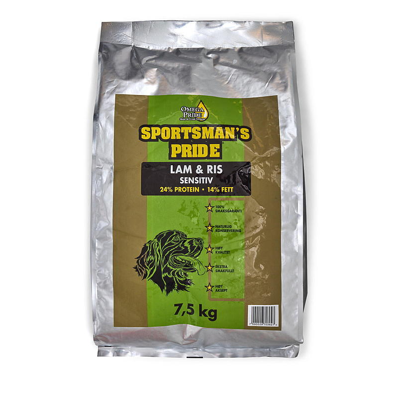Sportsmans Hundemat 7,5 kg lam/ris, Sportsmans pride