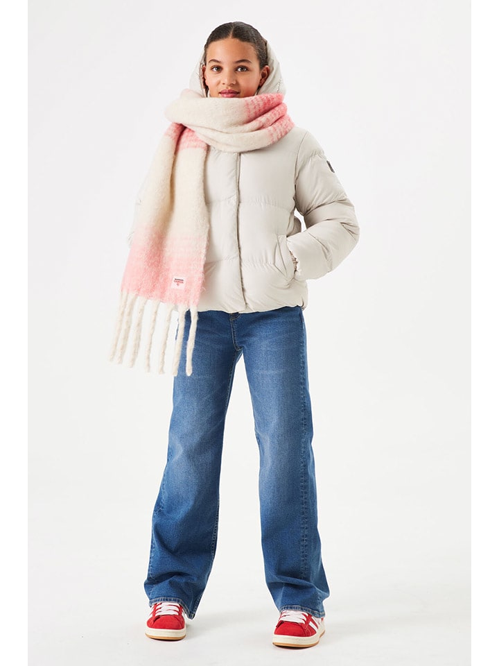 Garcia Schal in Creme/ Rosa günstig kaufen onesize