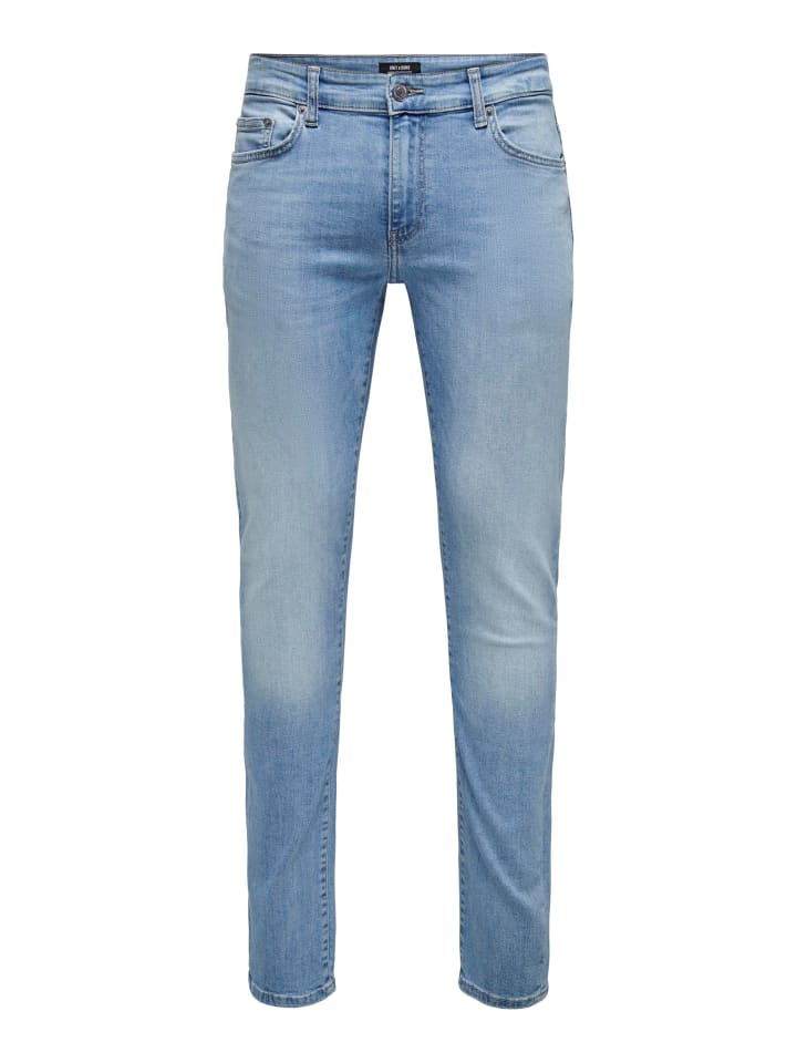Only&Sons Slim Fit Jeans Hose Stretch Denim Pants ONSLOOM in Hellblau günstig kaufen