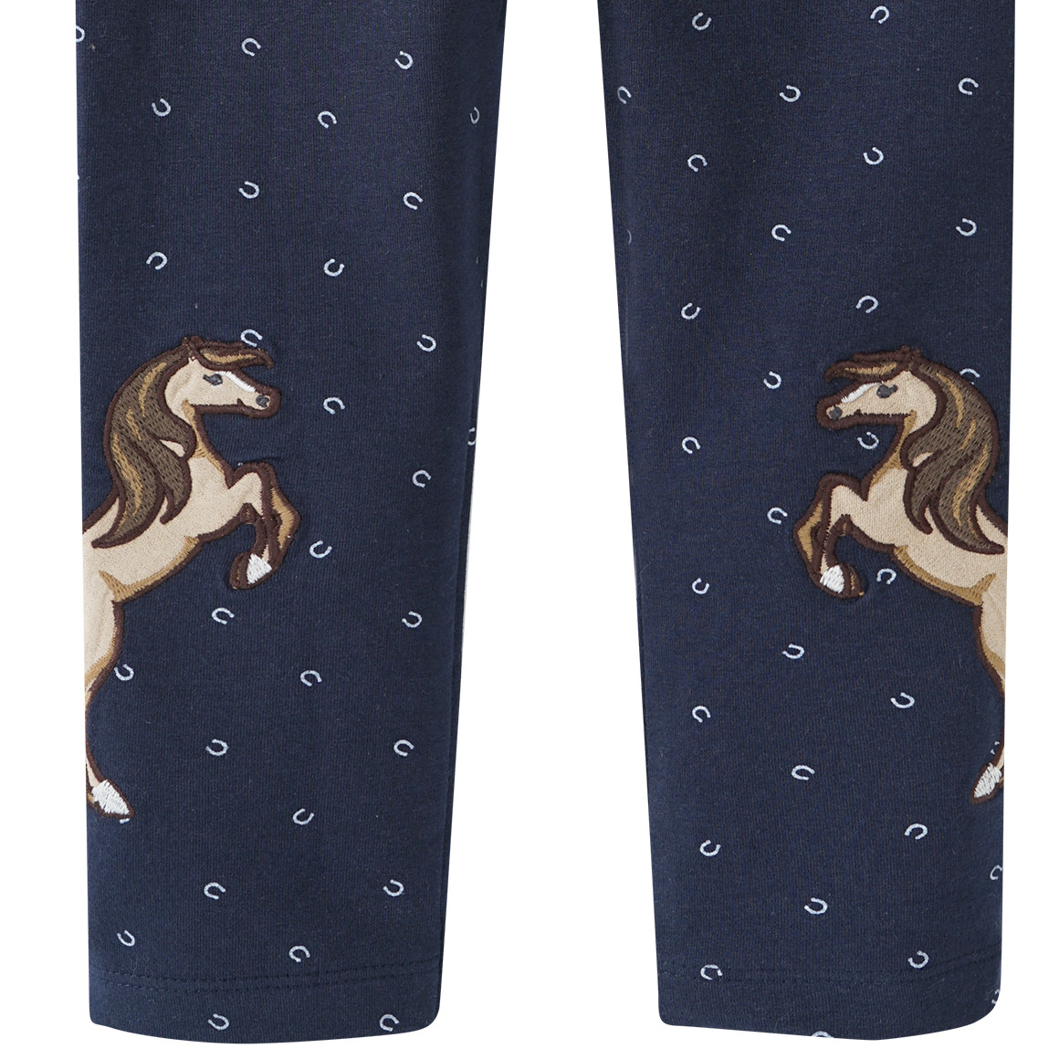 Mädchen Leggings mit Pferde-Applikation