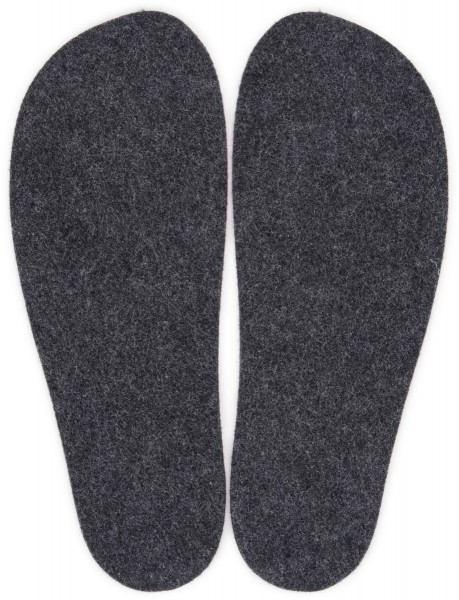 OmaKing ~ Barfuß Einlegesohlen ~ Thermo Wollfleece