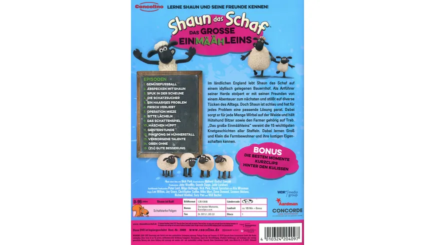 Shaun das Schaf - Das grosse Einmäähleins