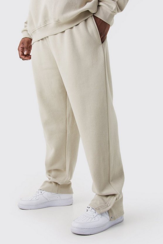 Plus Jogginghose mit geteiltem Saum