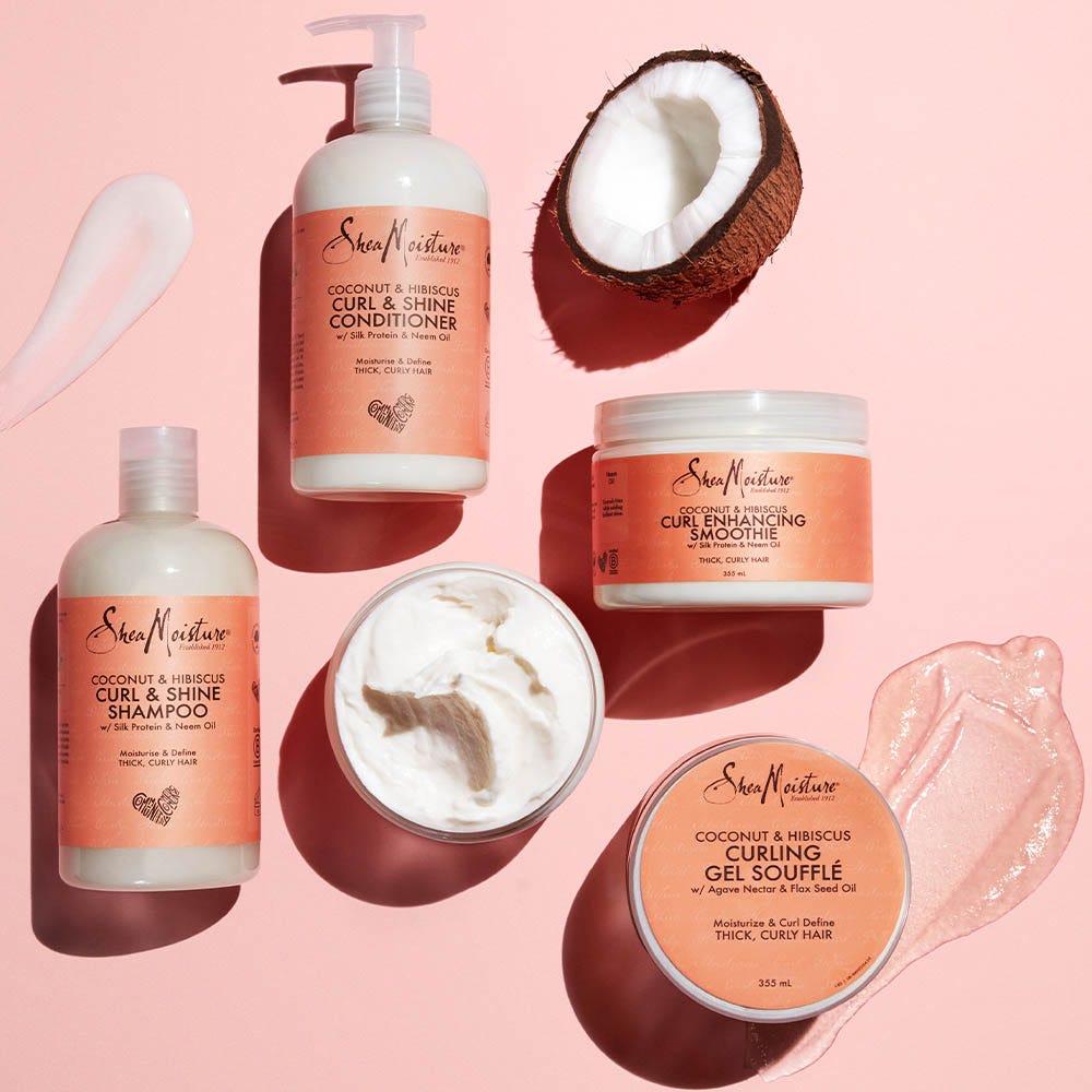 SheaMoisture Coconut and Hibiscus Shampoo 384 ml