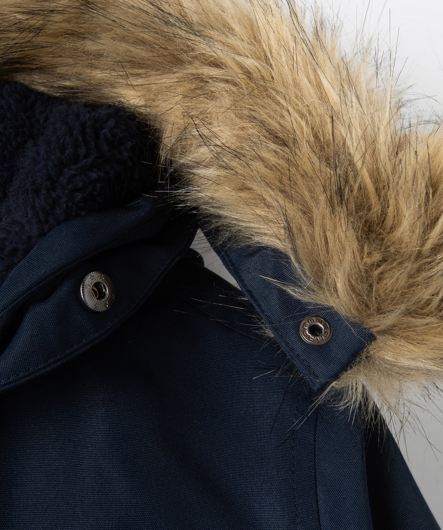 Parka déperlante avec doublure chaude et capuche Garçon marine | GEMO
