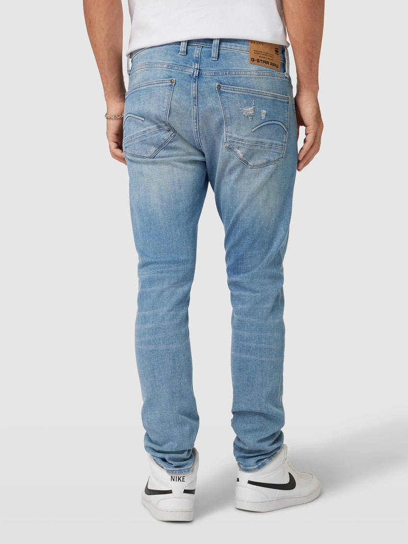 Skinny Fit Jeans mit Eingrifftaschen Modell 'Revend FWD' in jeans