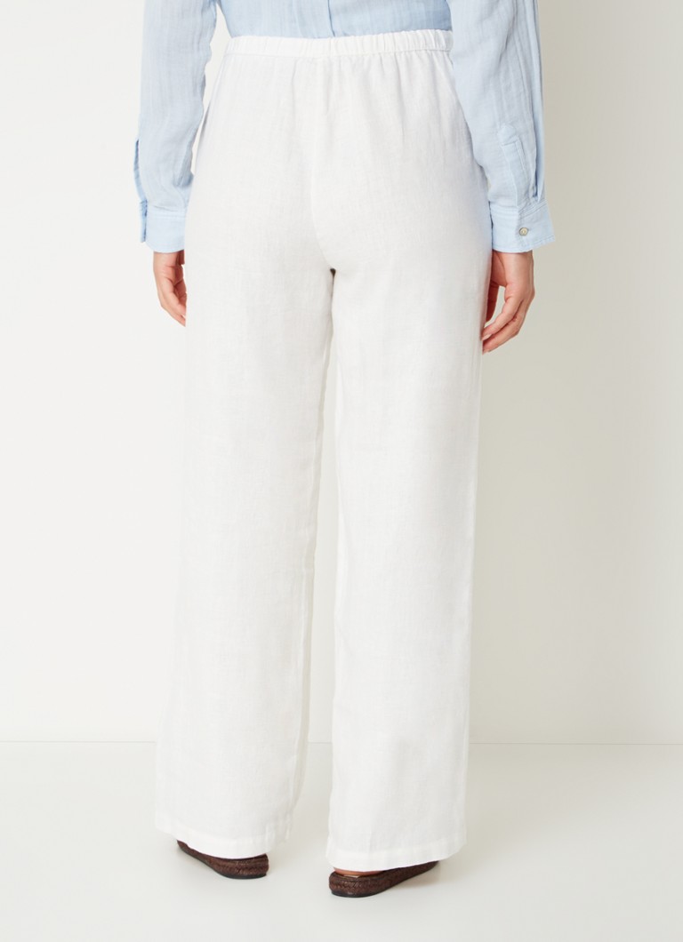 Rails  Emmie mid waist loose fit broek van linnen met steekzakken