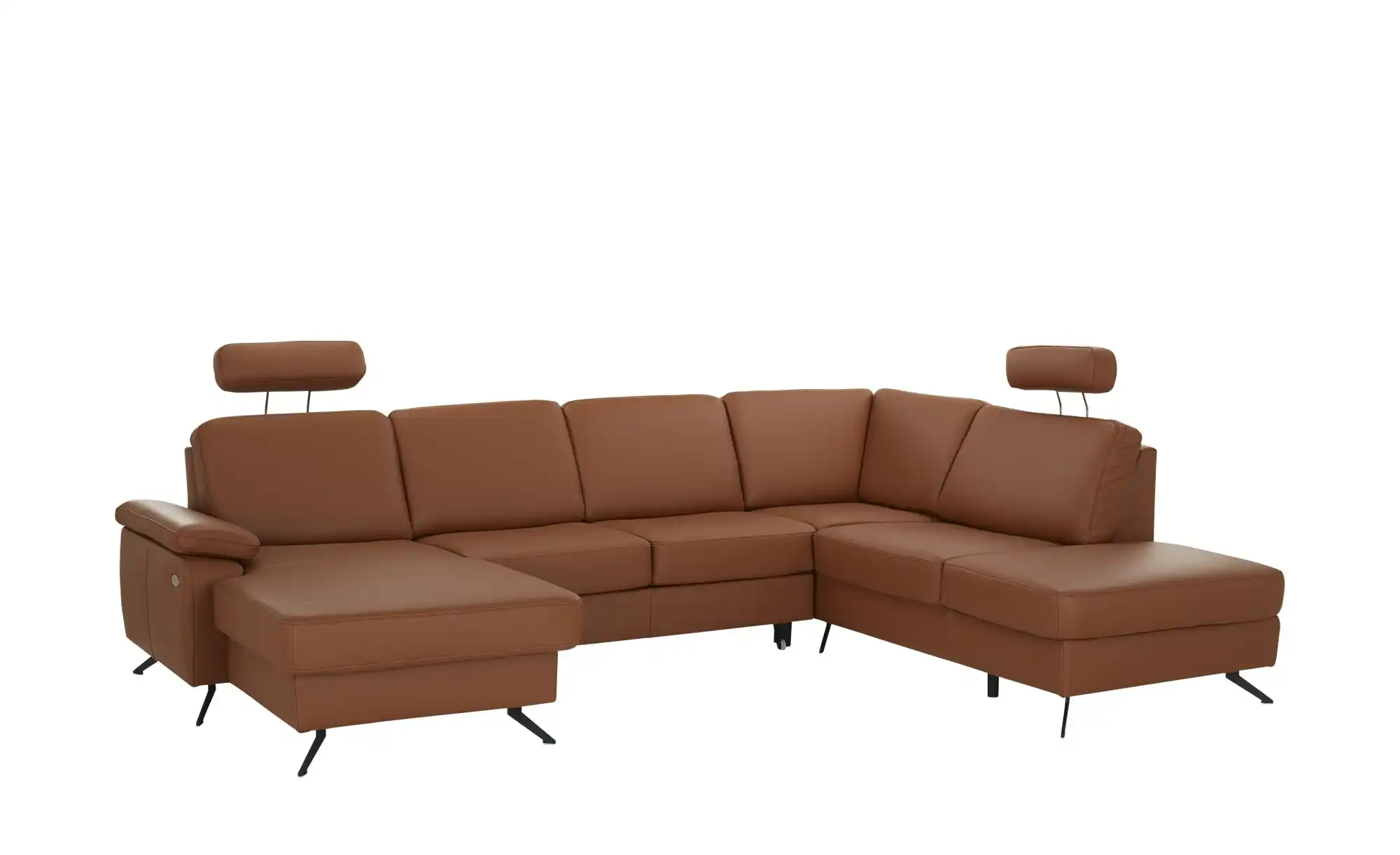 Kollektion Kraft Wohnlandschaft mit Sitz- und Rückenbezug aus Leder Kathi