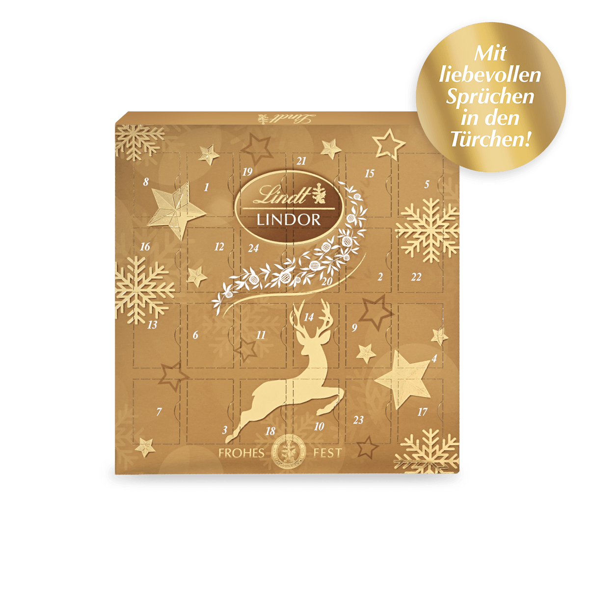 LINDOR Mini Adventskalender, 109g