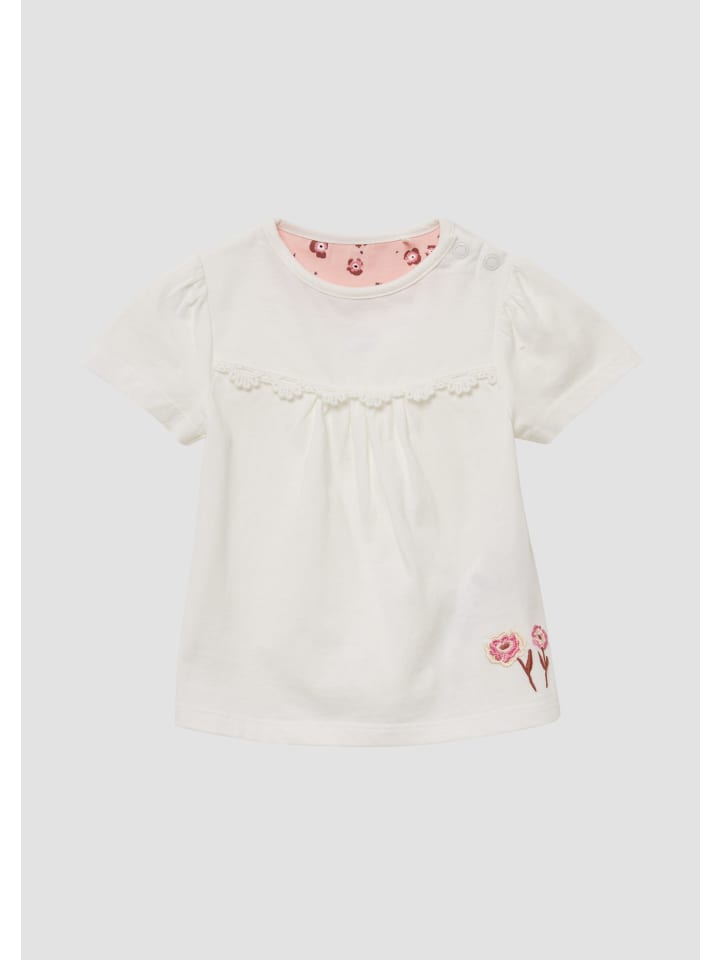 s.Oliver T-Shirt kurzarm in Creme günstig kaufen