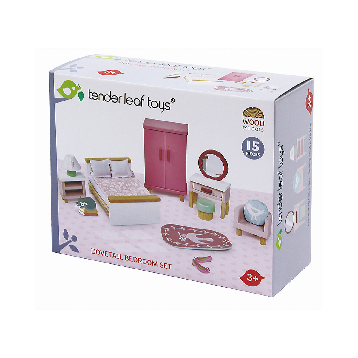 Schlafzimmer für Puppenhaus