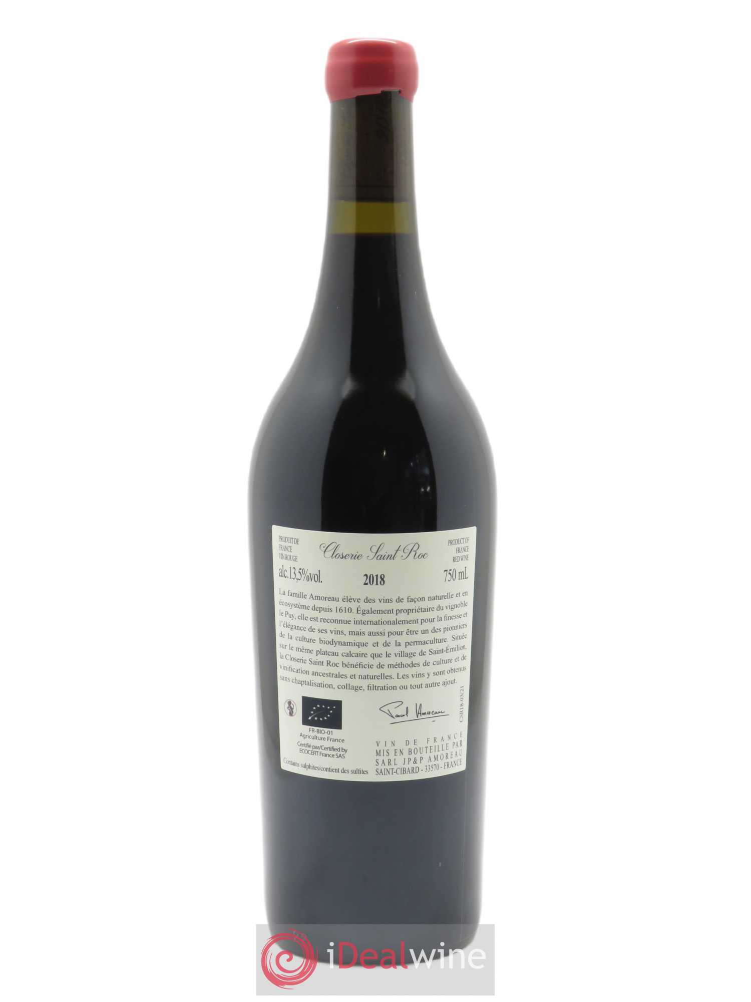 Closerie Saint Roc  2018 - Lot de 1 Bouteille