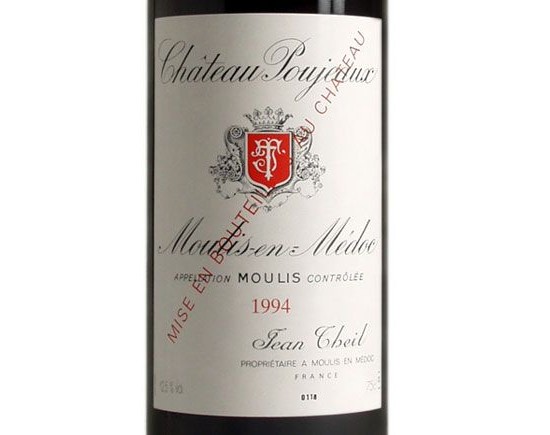 Château Poujeaux 1994 Rouge Bordeaux Moulis-en-Médoc