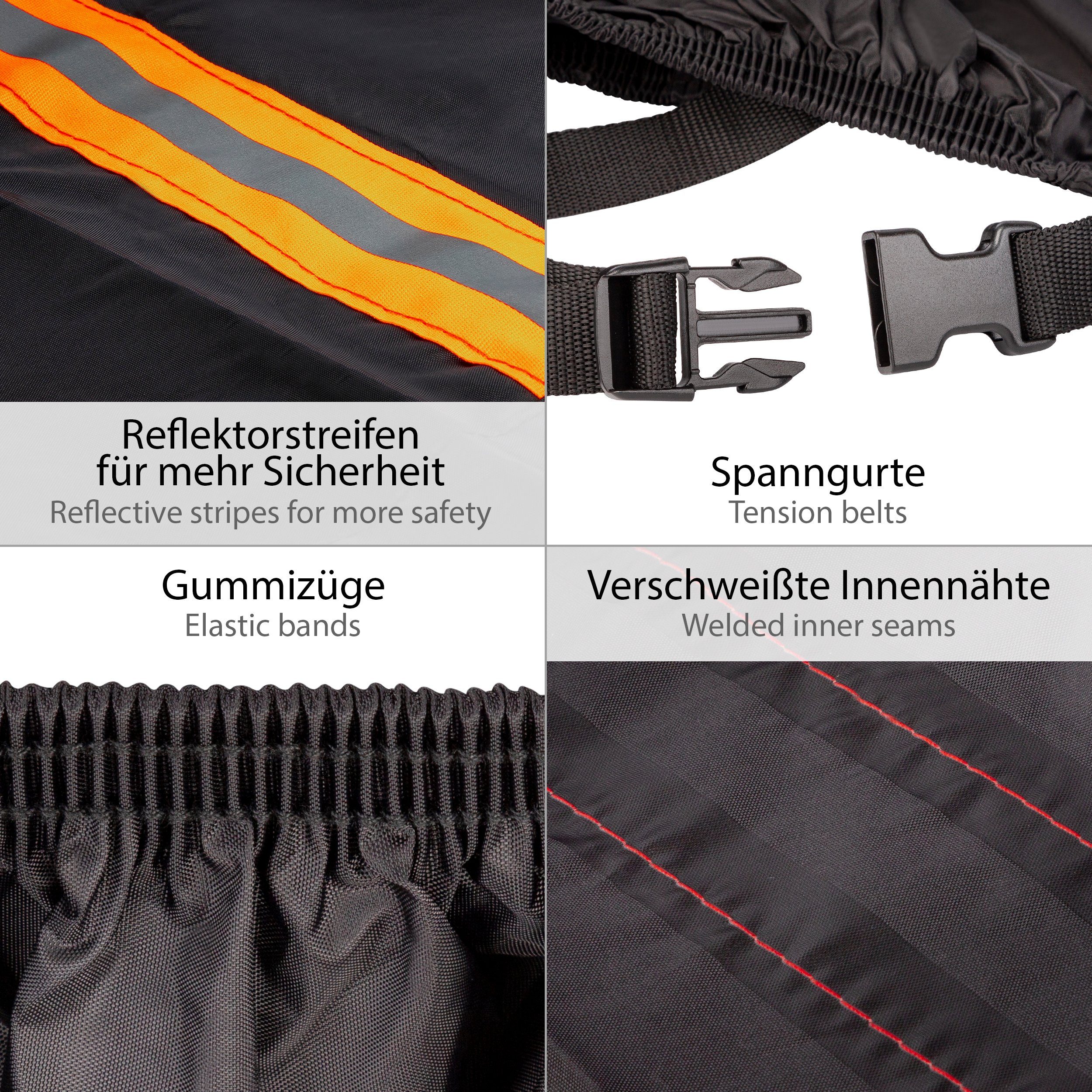 ONVAYA Fahrradschutzhülle Premium Fahrradabdeckung für 2 Fahrräder, wasserdichte Fahrradplane