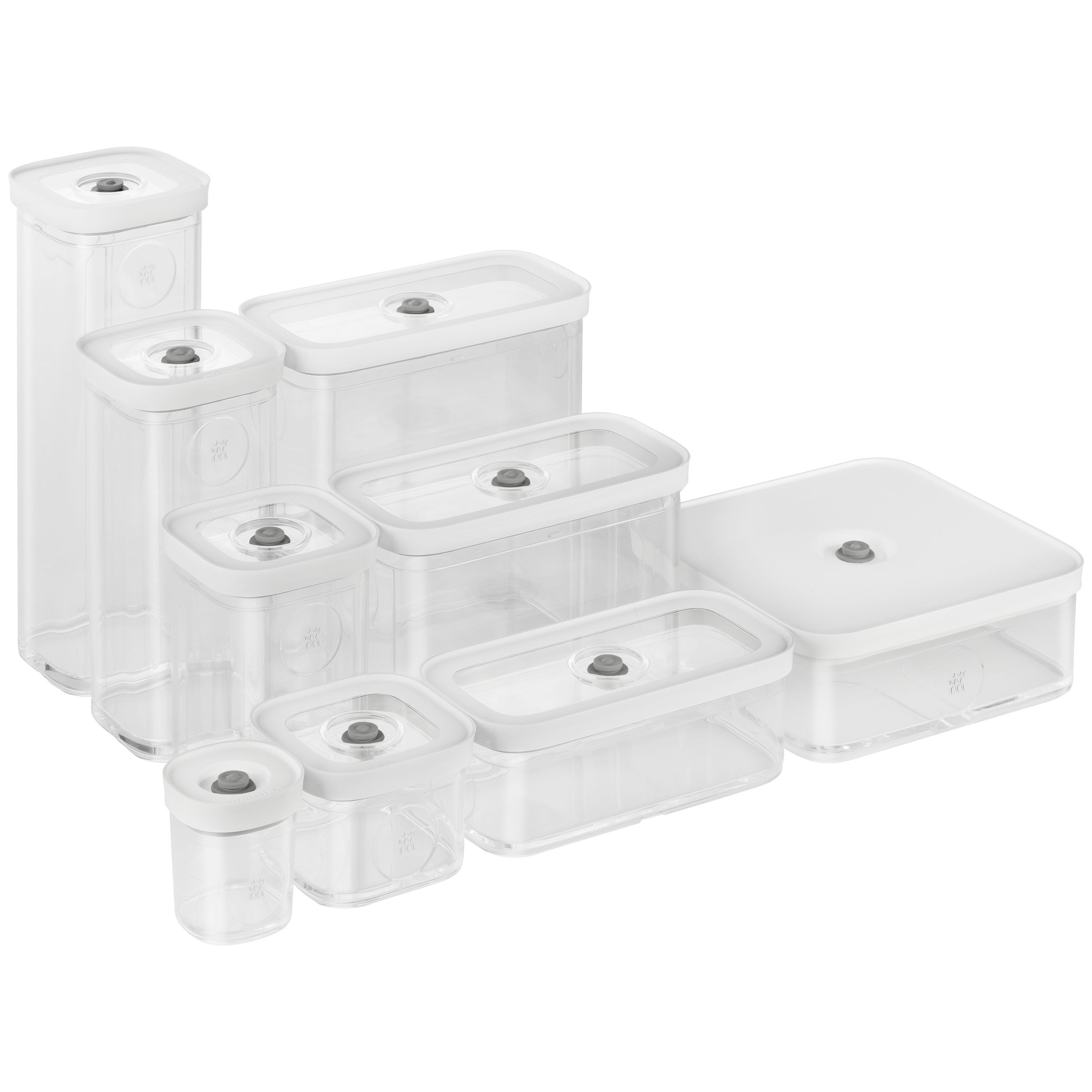 CUBE Box L, Transparent-Weiß