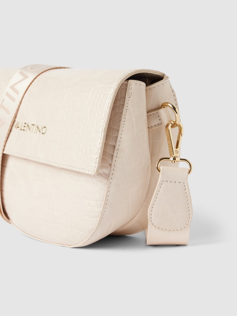 Crossbody Bag mit Label-Detail Modell 'BIGS' in offwhite