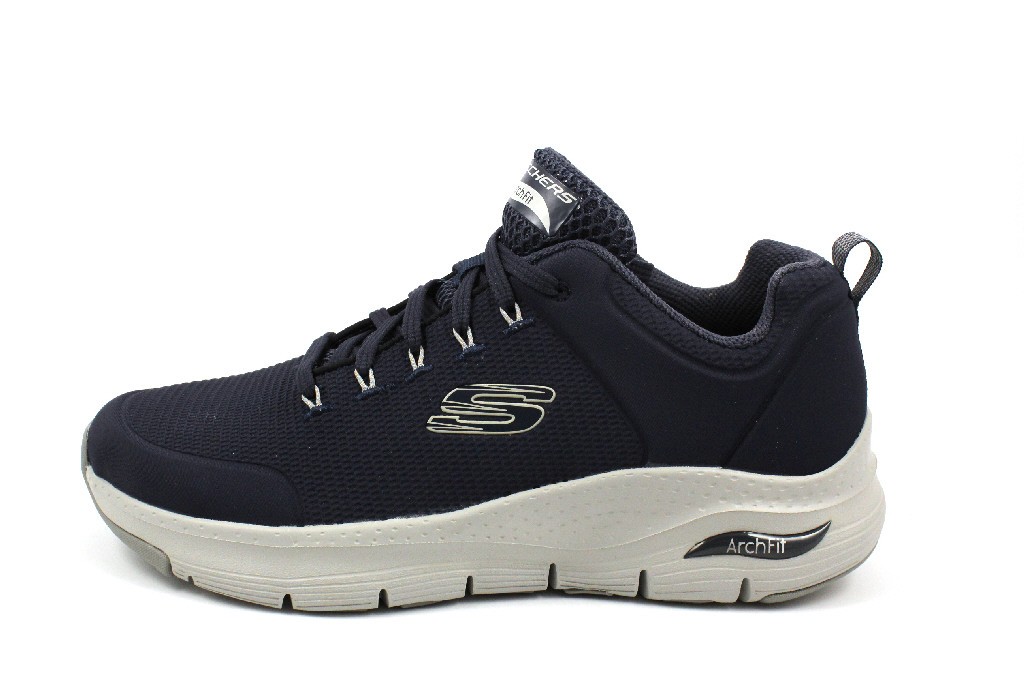 SKECHERS Freizeit Schnürer blau