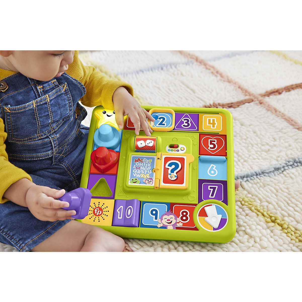 Fisher-Price Lernspaß Motorik-Spielbrett (D)