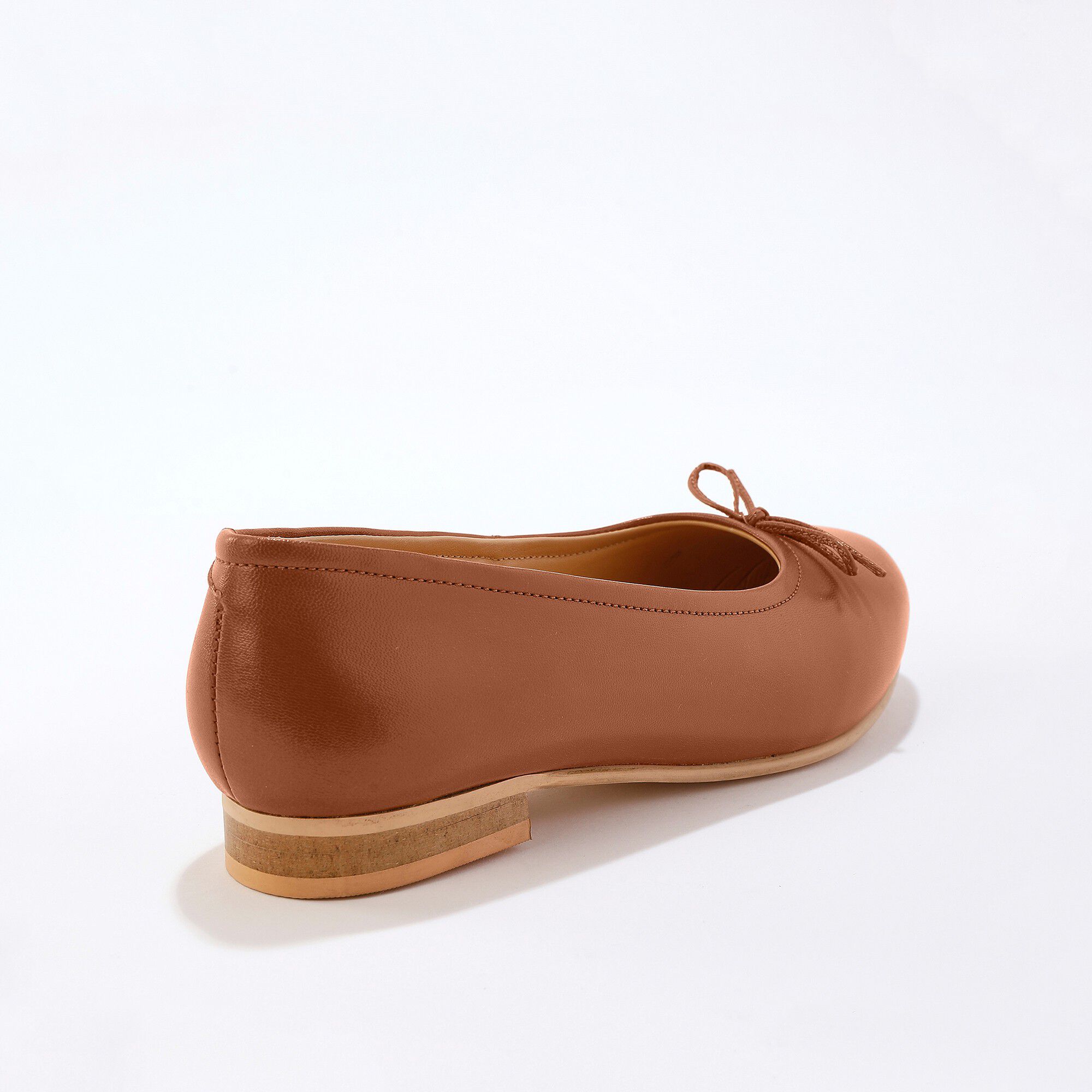 Ballerines plates confort en cuir