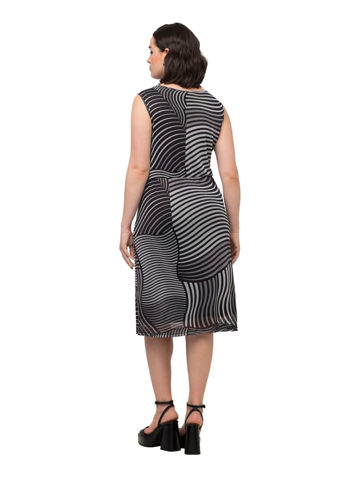 Ulla Popken Midikleid in schwarz günstig kaufen